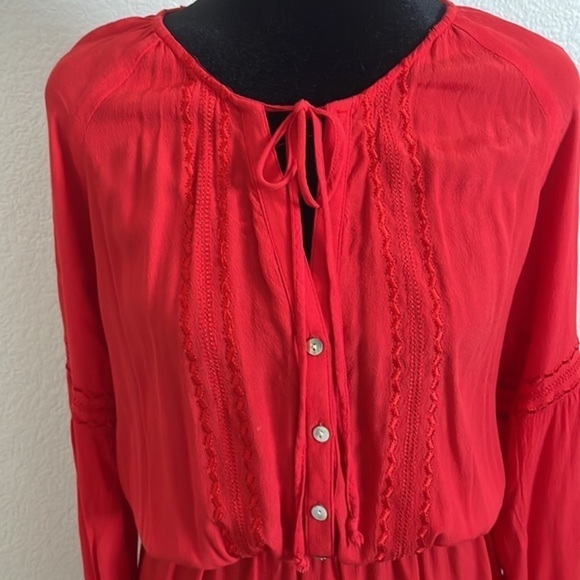 Anthropologie Sunday In Brooklyn Tiered Peasant Dress 0001 - Picture 3 of 12